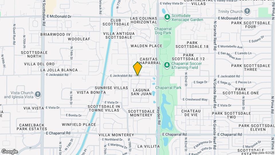 7858 E Pecos Ln Mapa y Detalles de la Ubicación