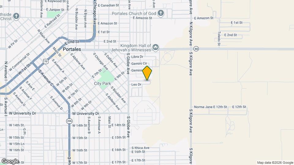 1141 Leo Dr Map and Location Details