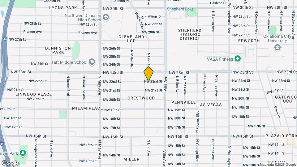 2552 NW 22nd St Map and Location Details