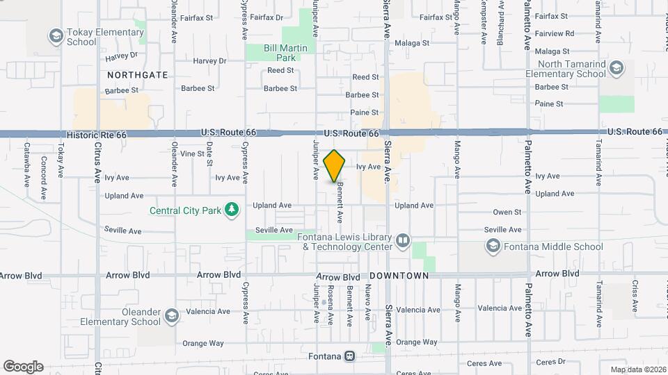 8258 Bennett Ave Map and Location Details