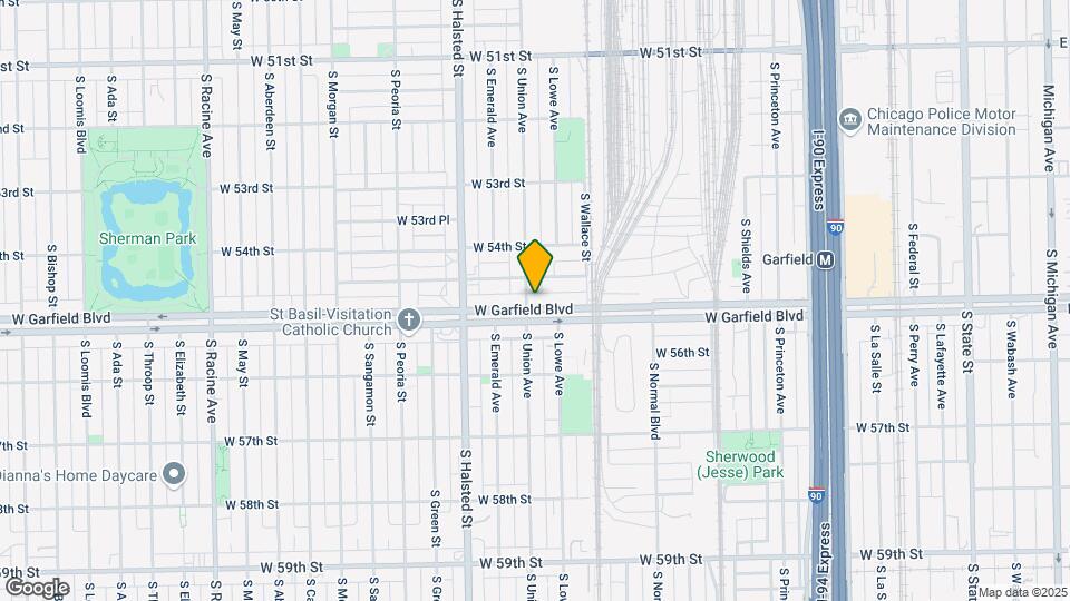 652 W 55th St Map and Location Details