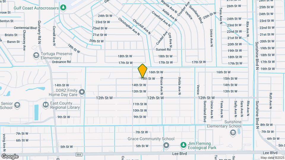 3905 15th St W Map and Location Details
