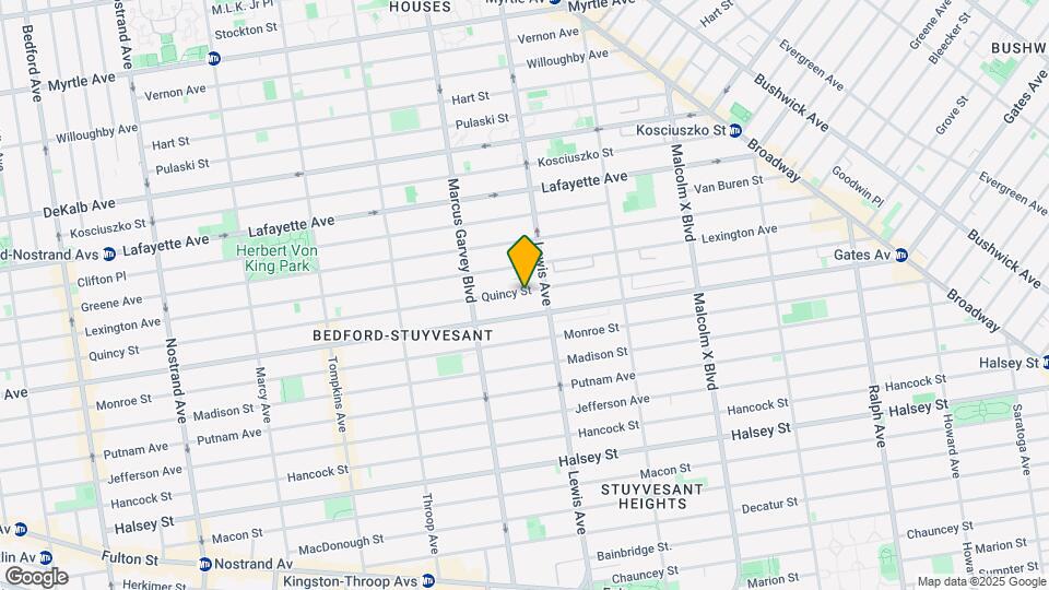 588 Quincy St-Unit -4A Map and Location Details