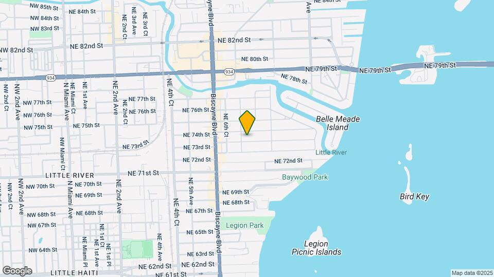 717 NE 73rd St Map and Location Details