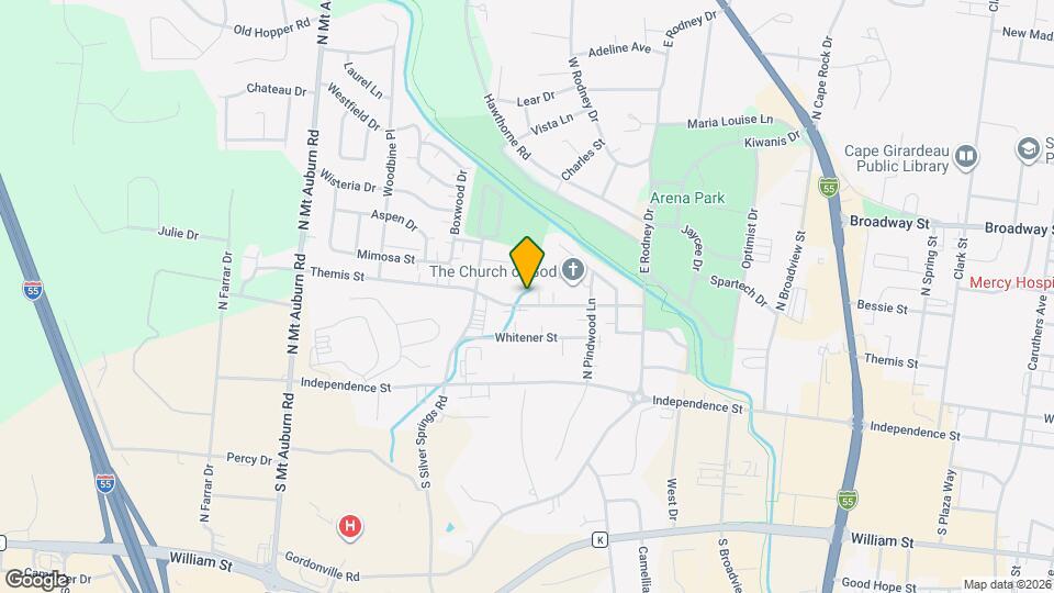 2832 Themis St Mapa y Detalles de la Ubicación