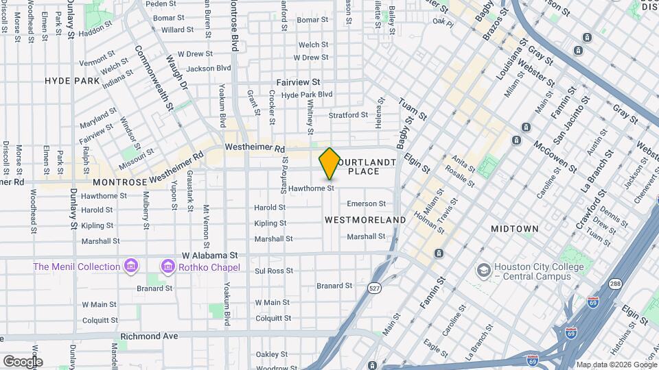 518 Hawthorne St Mapa y Detalles de la Ubicación