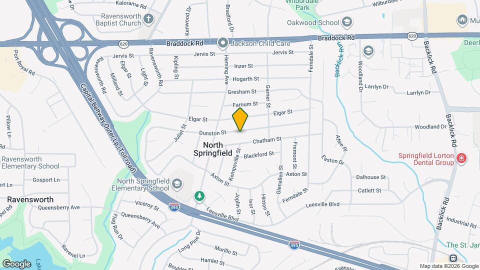 7417 Dunston St Map and Location Details