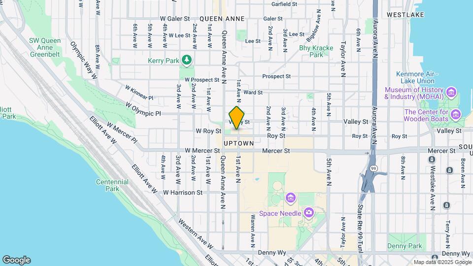 701 1st Ave N Map and Location Details