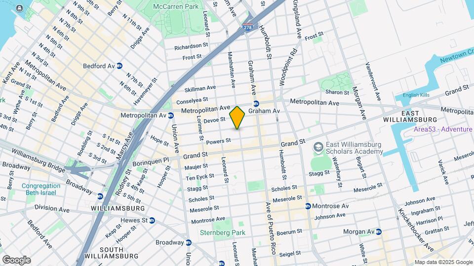 261 Manhattan Ave Mapa y Detalles de la Ubicación