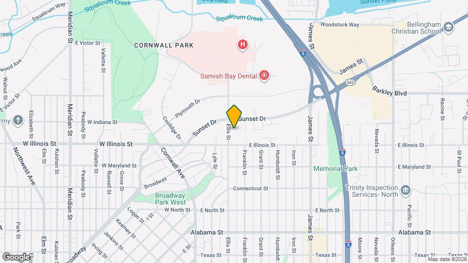 2914 Ellis St, Unit #102 Map and Location Details