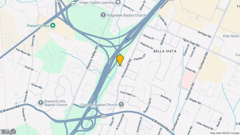 6918 Northside Dr Map and Location Details