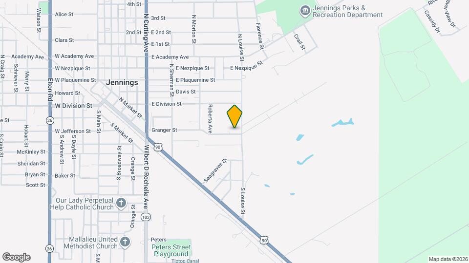 738 Granger St Mapa y Detalles de la Ubicación