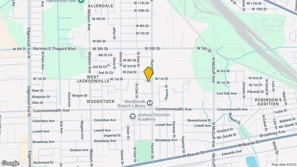 2830 W 1st St S Map and Location Details