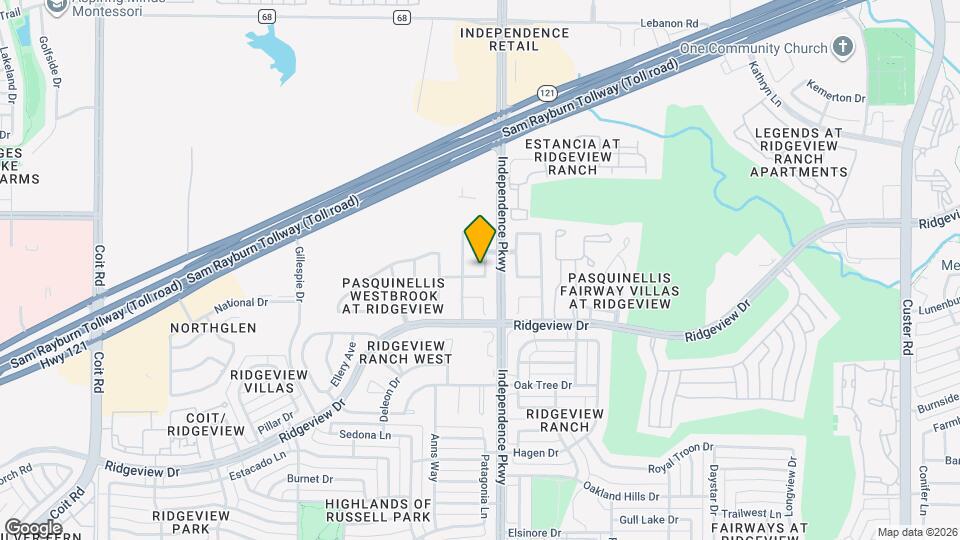9929 Dryden Ln Map and Location Details