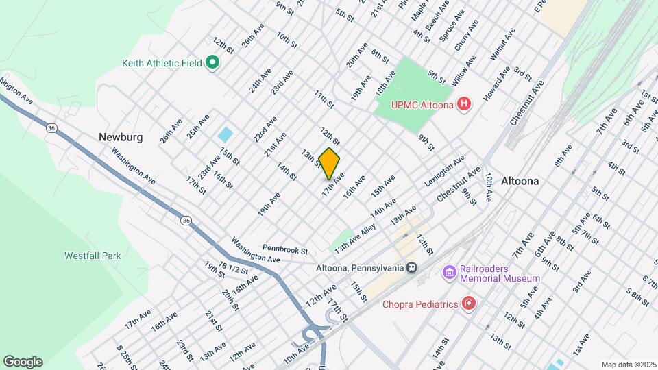 1308 17th Ave Map and Location Details