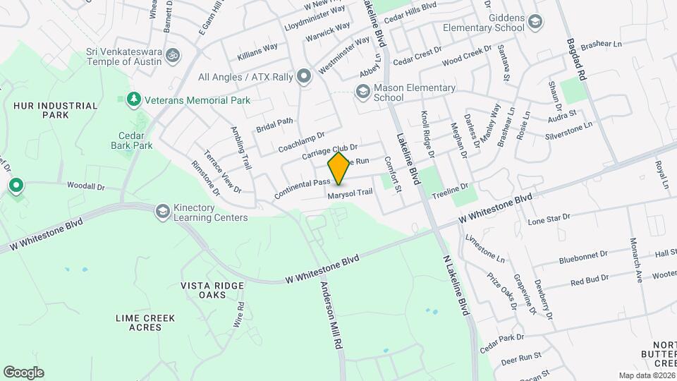 1909 Marysol Trail Map and Location Details