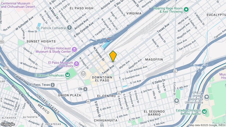 211 N Campbell St Map and Location Details