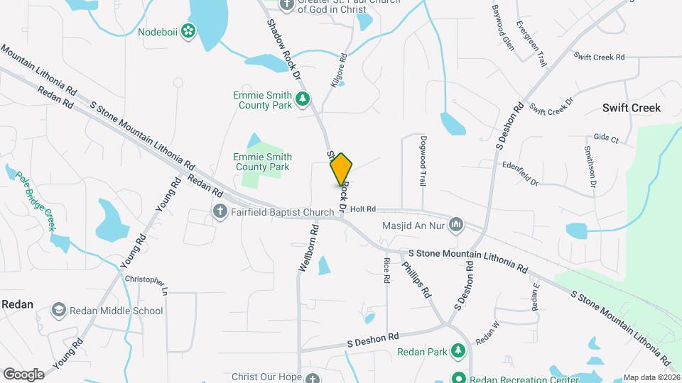 6453 Shadow Rock Dr Map and Location Details