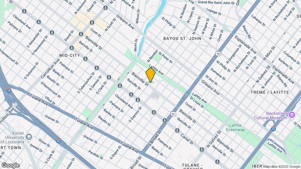 3029 Bienville St Map and Location Details