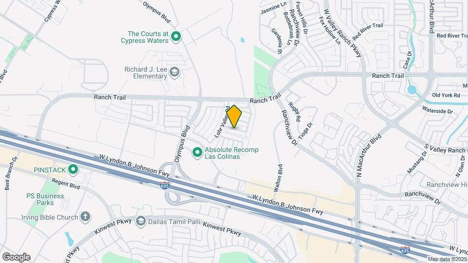 1940 Lantana Ln Map and Location Details