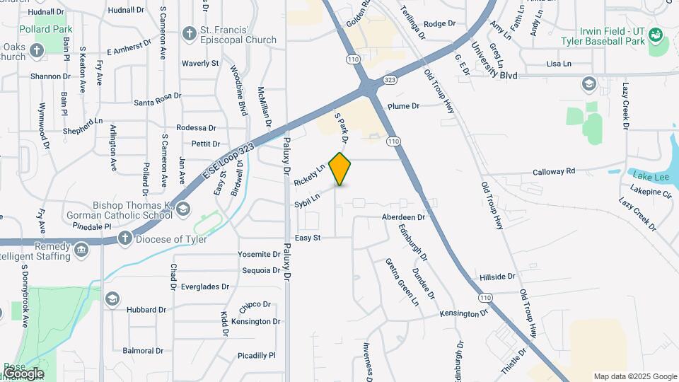 4106 S Park Dr Map and Location Details
