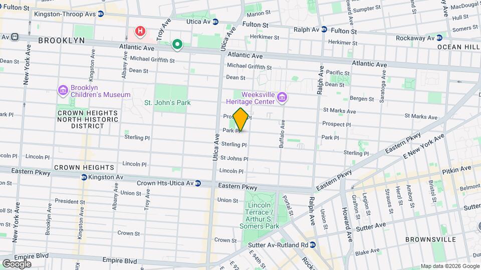 1468 Park Pl Mapa y Detalles de la Ubicación