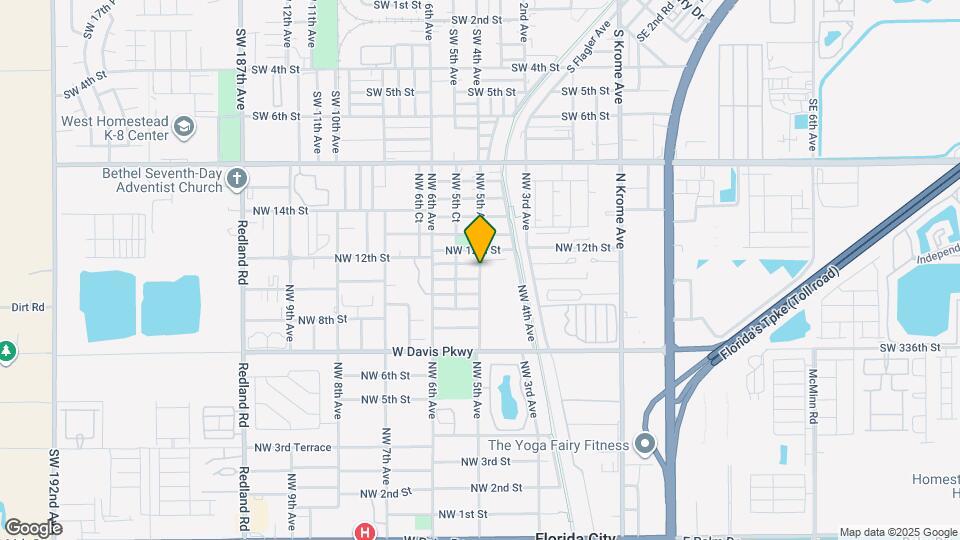 1021 NW 5th Ave Map and Location Details