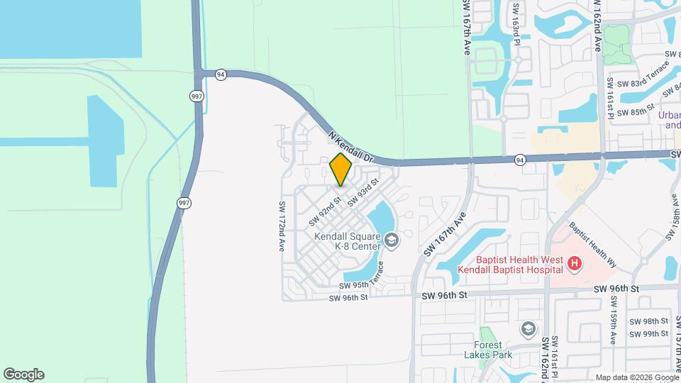 9165 SW 170th Ave Mapa y Detalles de la Ubicación