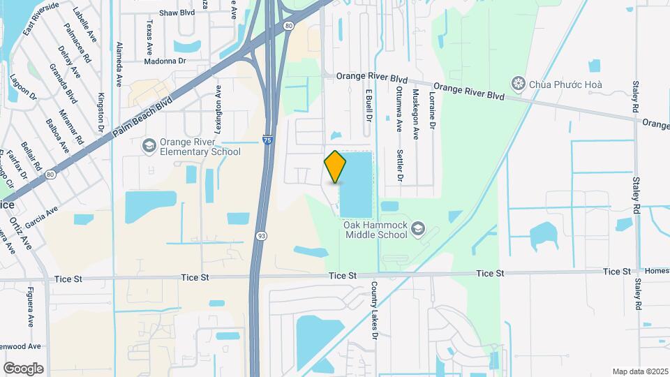Pine Ridge At Ft Myers Village Condos Map and Location Details