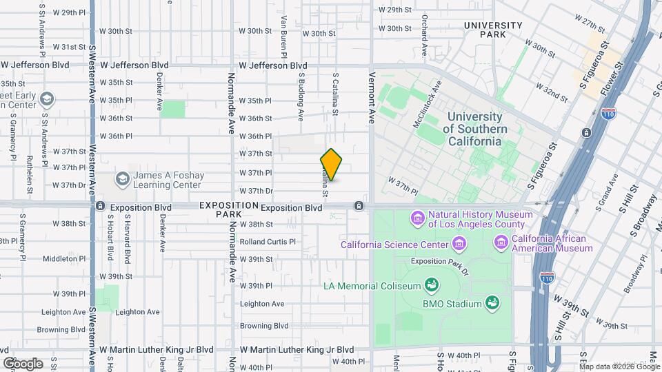 1183 W 37th Dr Mapa y Detalles de la Ubicación