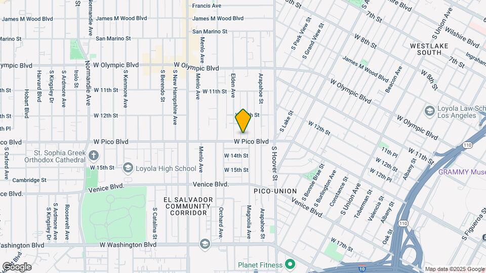 1251 Magnolia Ave Mapa y Detalles de la Ubicación