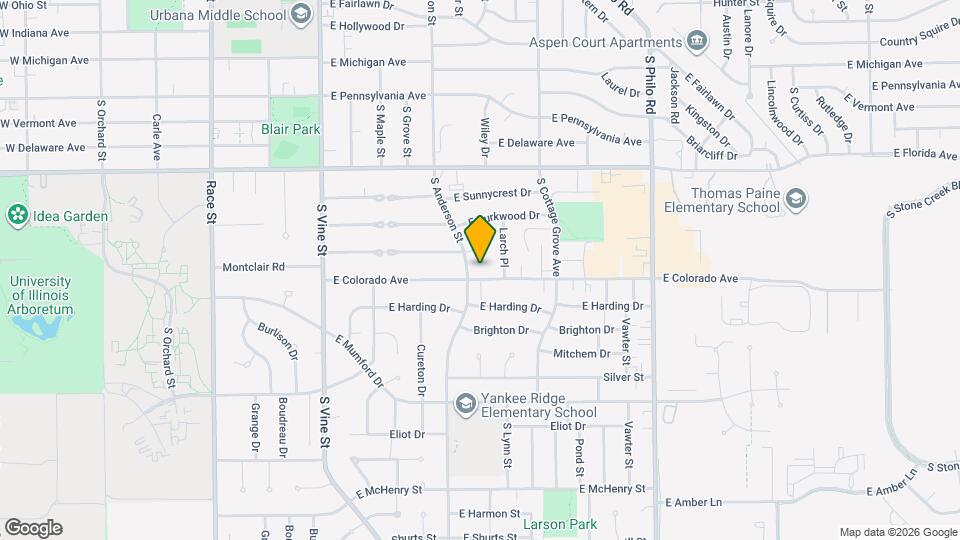 704 E Colorado Ave Mapa y Detalles de la Ubicación