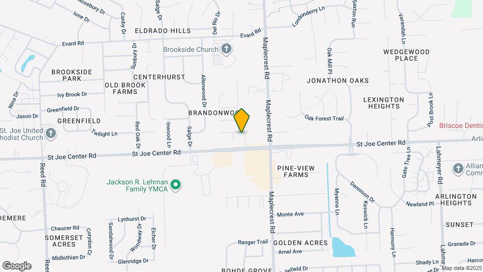 5915 Brandonwood Ln Map and Location Details