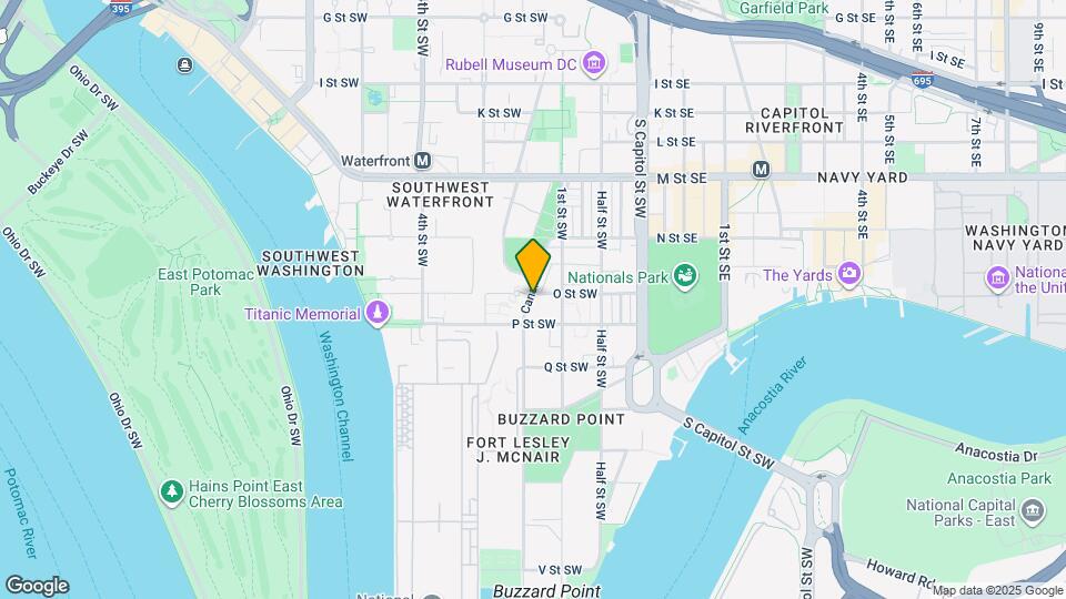128 O St SW Map and Location Details
