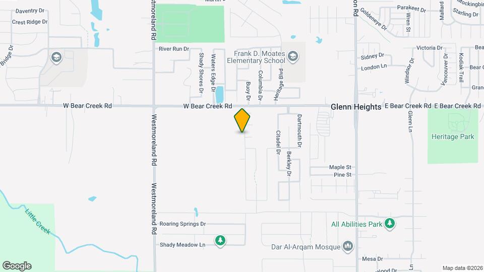 1721 Maplewood Dr Map and Location Details