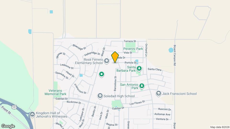 610 Portola Ct Map and Location Details