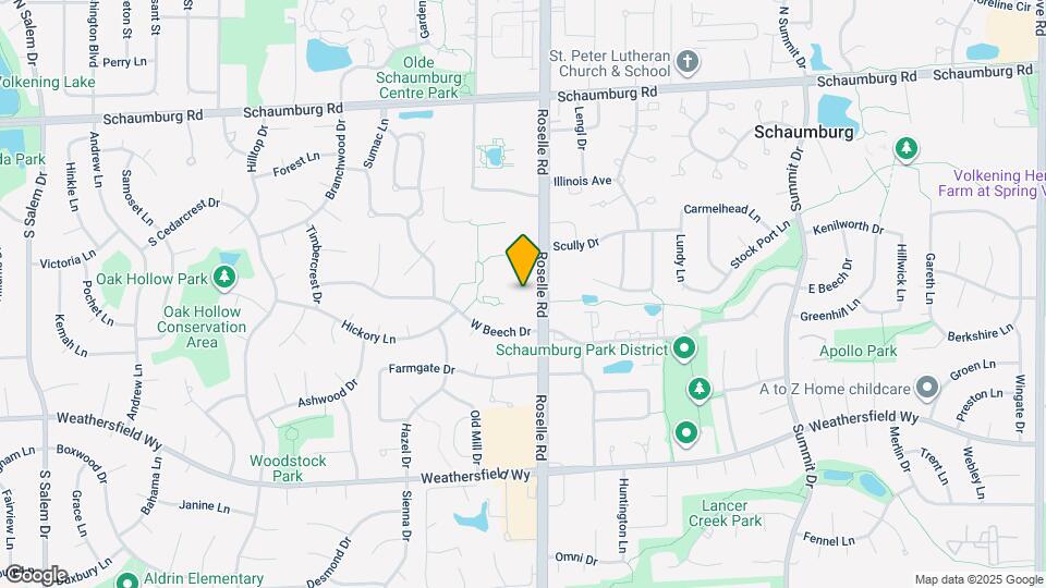 300 S Roselle Rd, Unit 307 Map and Location Details