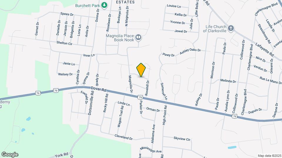 604 Mayflower St Map and Location Details