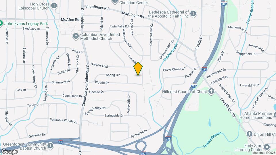 3569 Troutdale Ct Map and Location Details