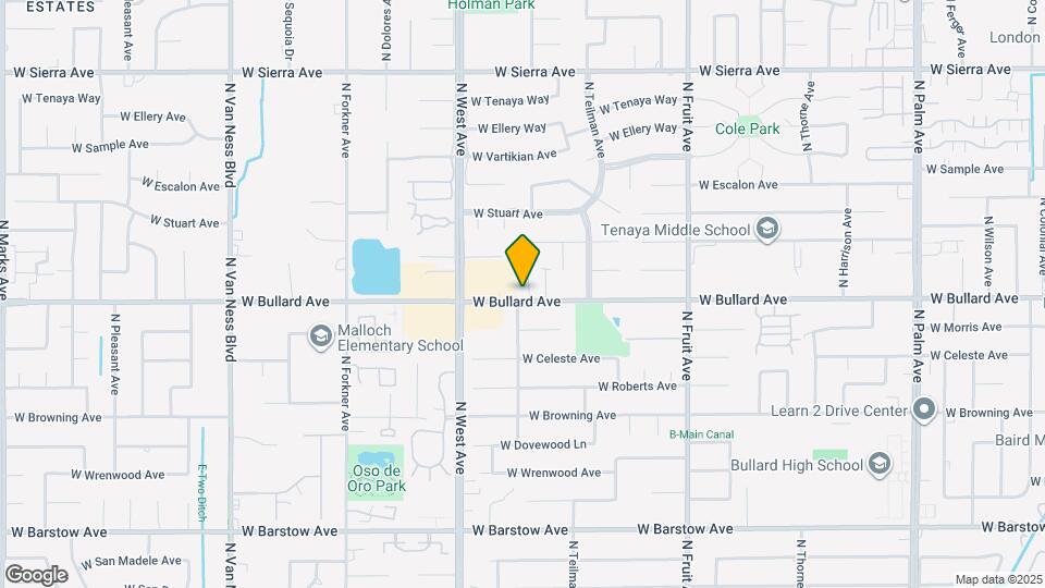 1694 W Bullard Ave Map and Location Details