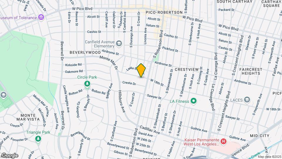 9022 Monte Mar Dr Map and Location Details