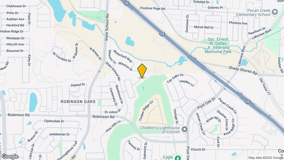 1309 Woodlake Dr Map and Location Details