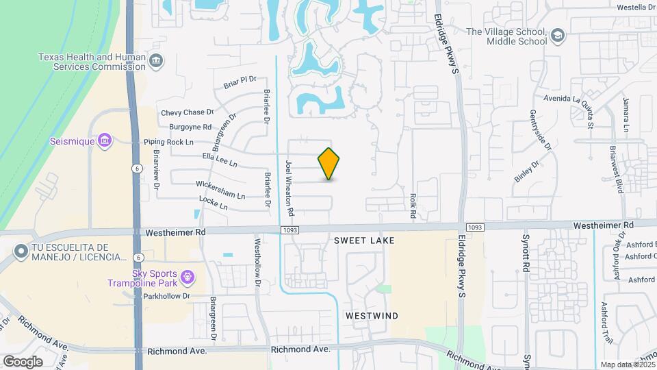 13727 Overbrook Ln Map and Location Details