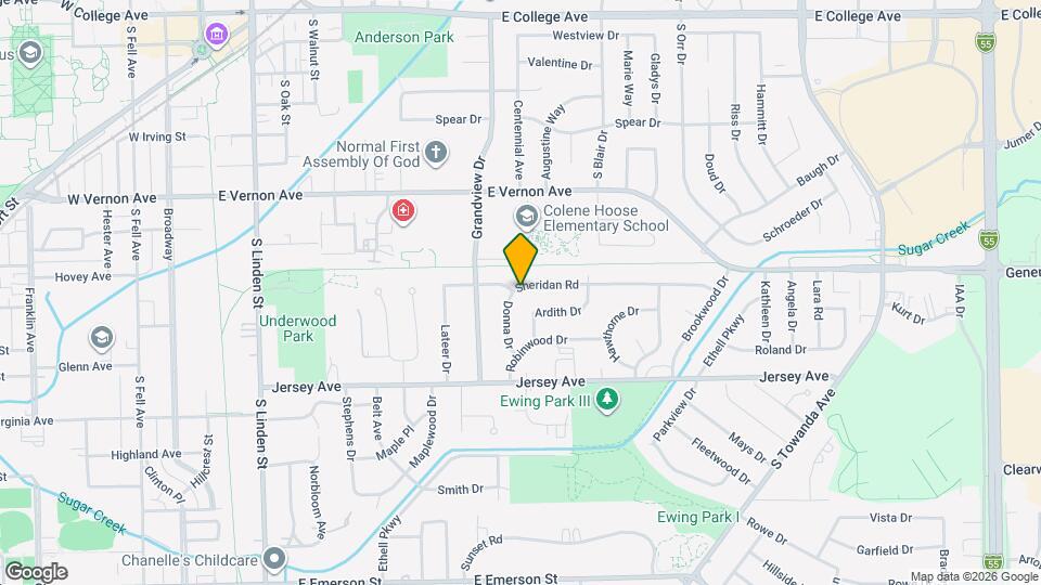 801 Sheridan Rd Map and Location Details