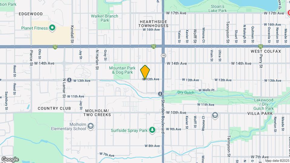 1295 Benton St Map and Location Details