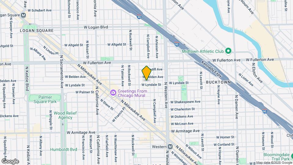 2524 W Lyndale St Map and Location Details