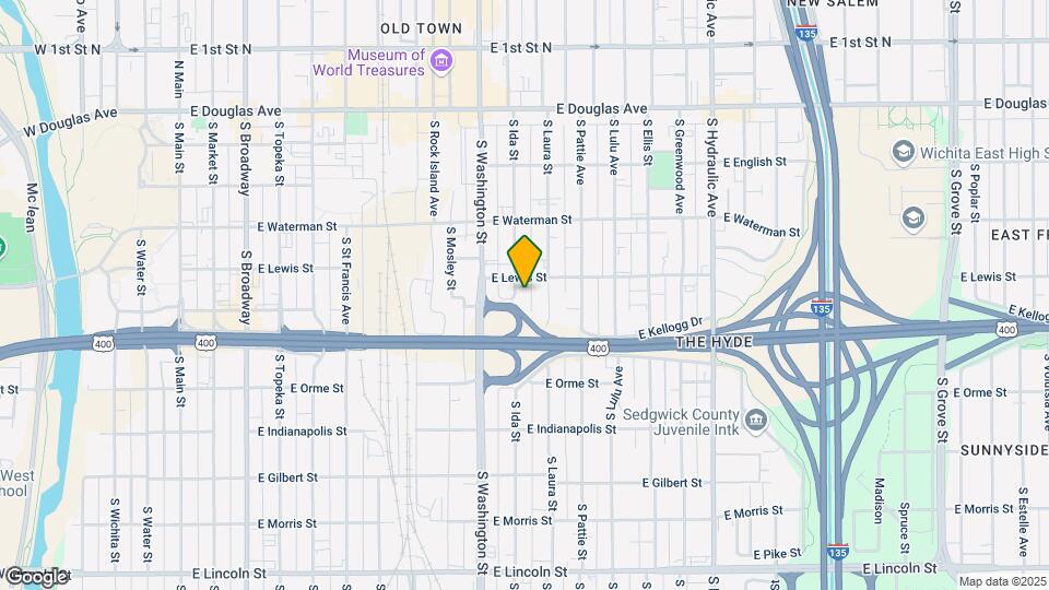 416 S Ida St Mapa y Detalles de la Ubicación