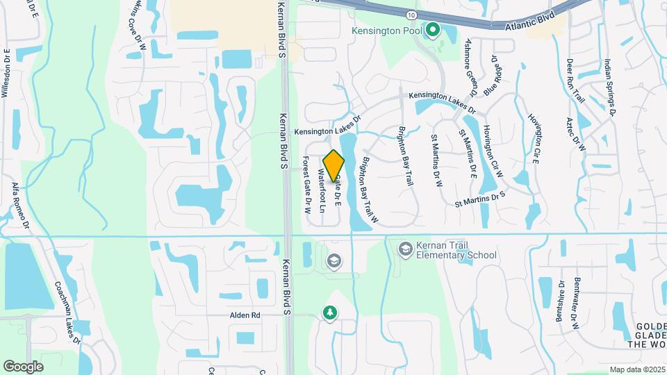 2106 Forest Gate Dr E Map and Location Details