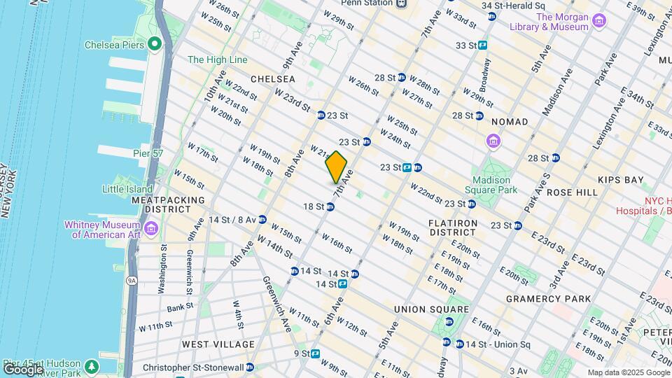 154 Seventh Ave Mapa y Detalles de la Ubicación