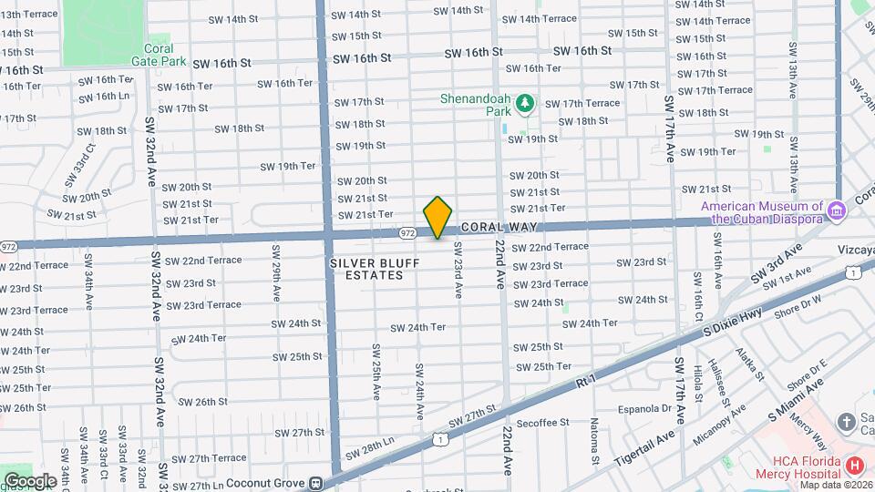 2327 SW 22nd Terrace Map and Location Details